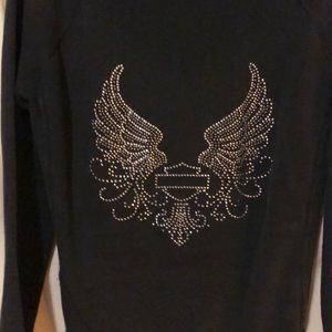 Harley Davidson favorite go to black hoodie